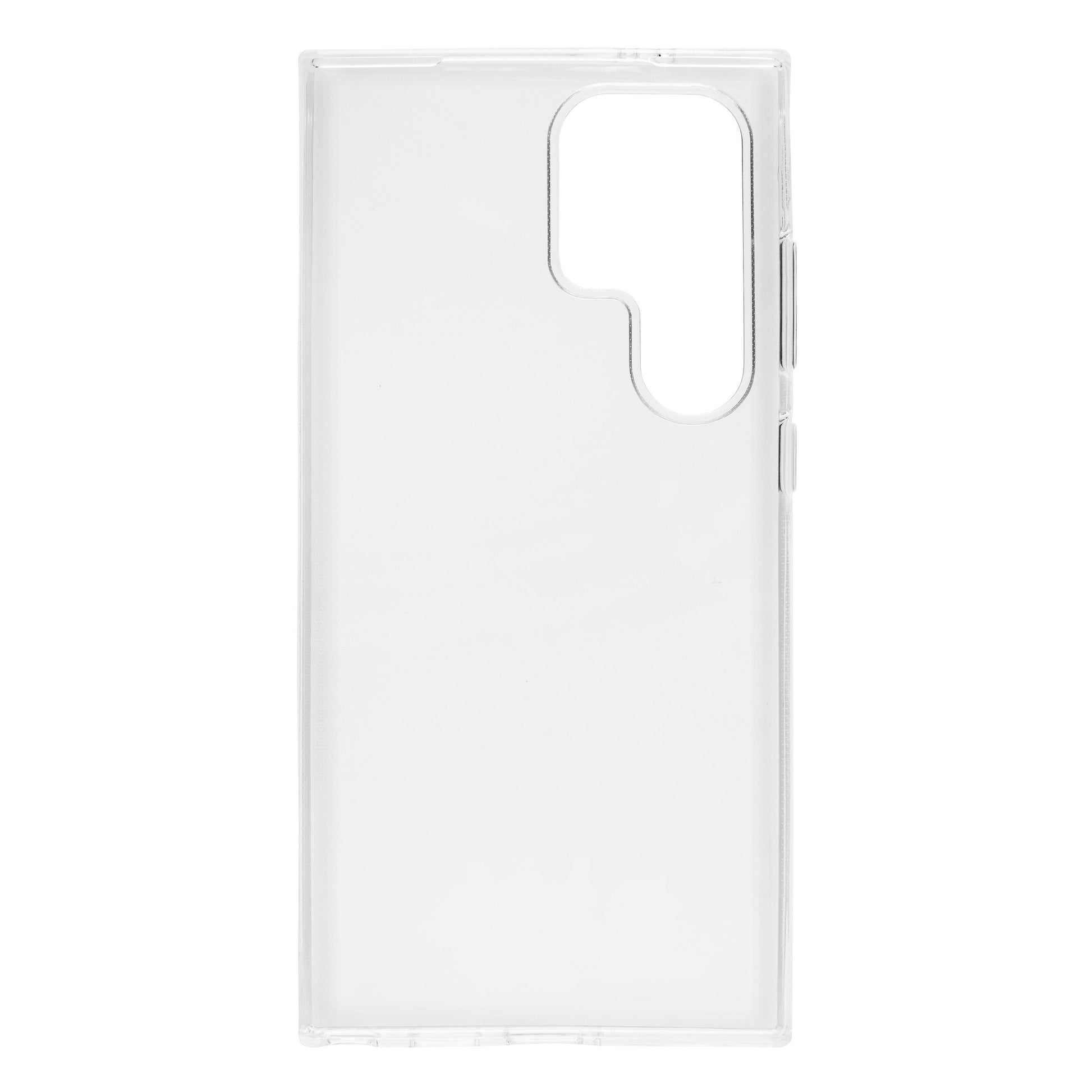 Second Skin mobilcover til Samsung Galaxy S24 Ultra, gennemsigtigt, ultratyndt, præcise udskæringer til kamera og knapper.