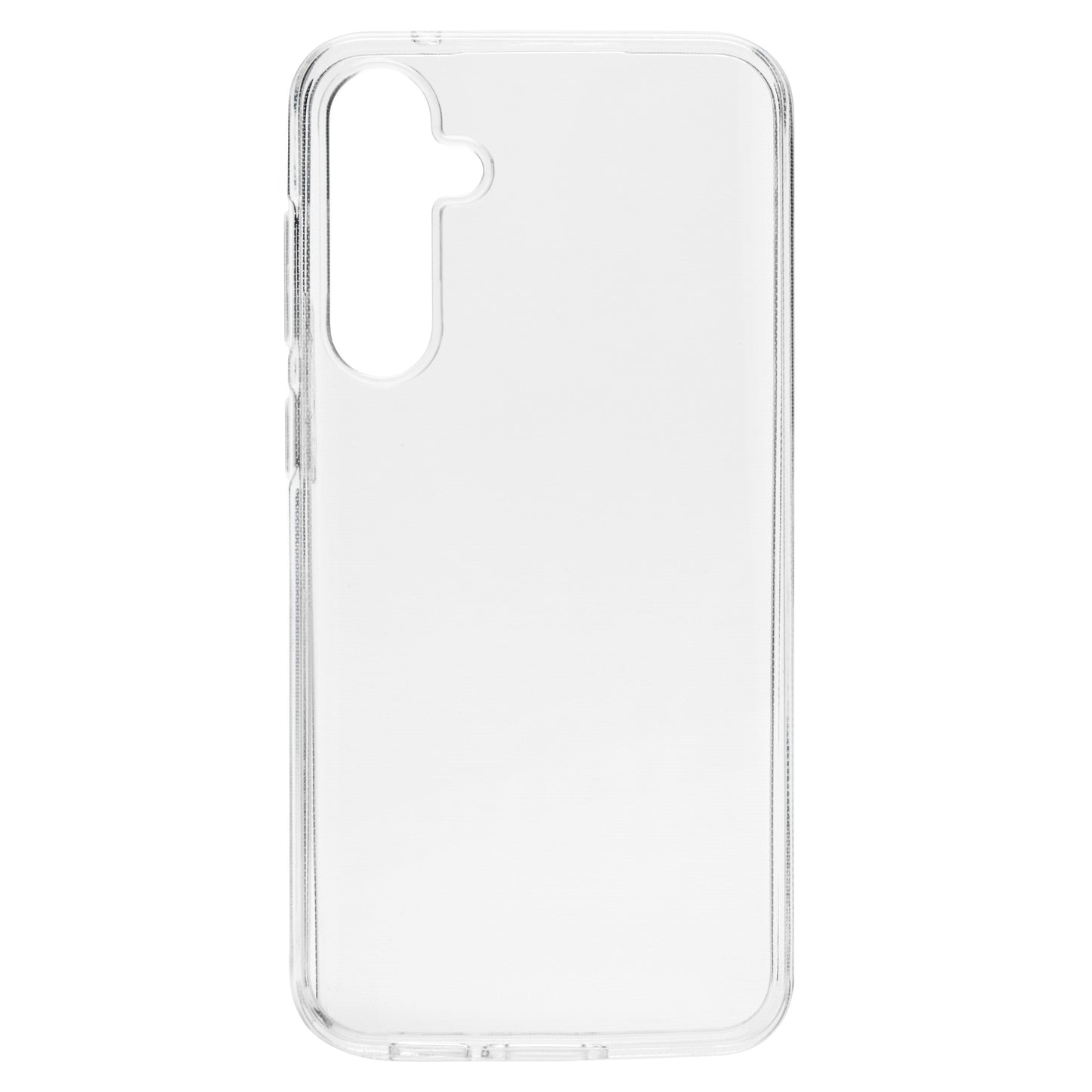 Linocell Second Skin cover til Galaxy S23 FE, transparent og ekstra tyndt med antibakteriel overflade og præcise udskæringer.