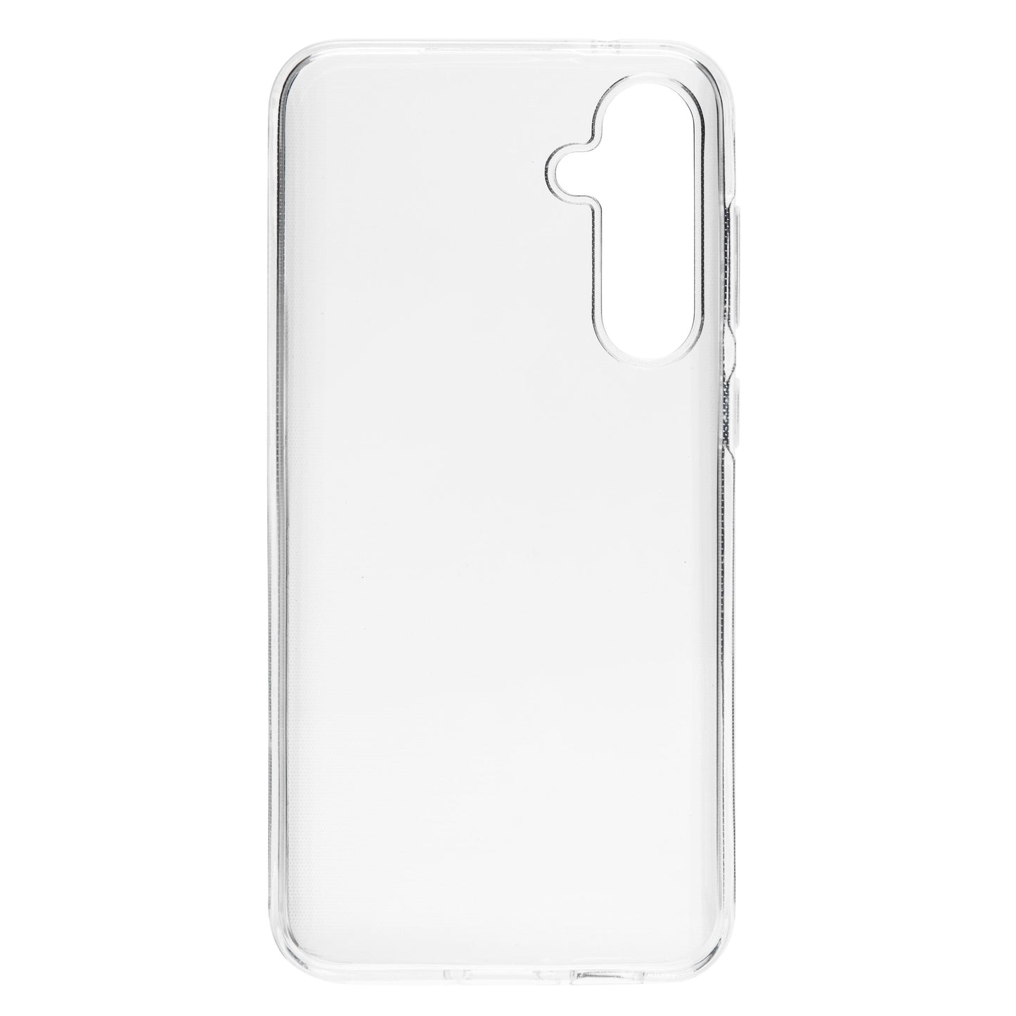 Second Skin klart ekstra tyndt cover til Galaxy S23 FE med antibakteriel overflade og kameraudskæring øverst til venstre.