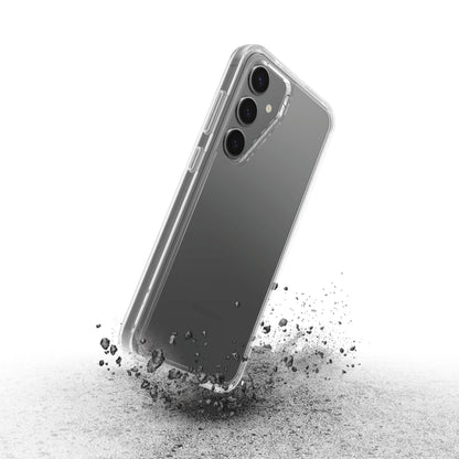 Otterbox Symmetry Robust cover til Galaxy S24 Plus gennemsigtig beskytter mod stød, ridser, støv og snavs.