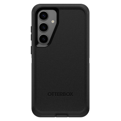Sort Otterbox Beskyttende etui til Galaxy S24 Plus med tre bagkameraer synlige og Otterbox-logo nederst på coveret.