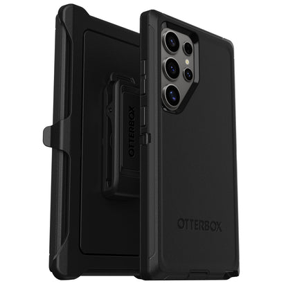 Otterbox etui til Galaxy S24 Ultra sort inkl. hylster lavet af genanvendt materiale.