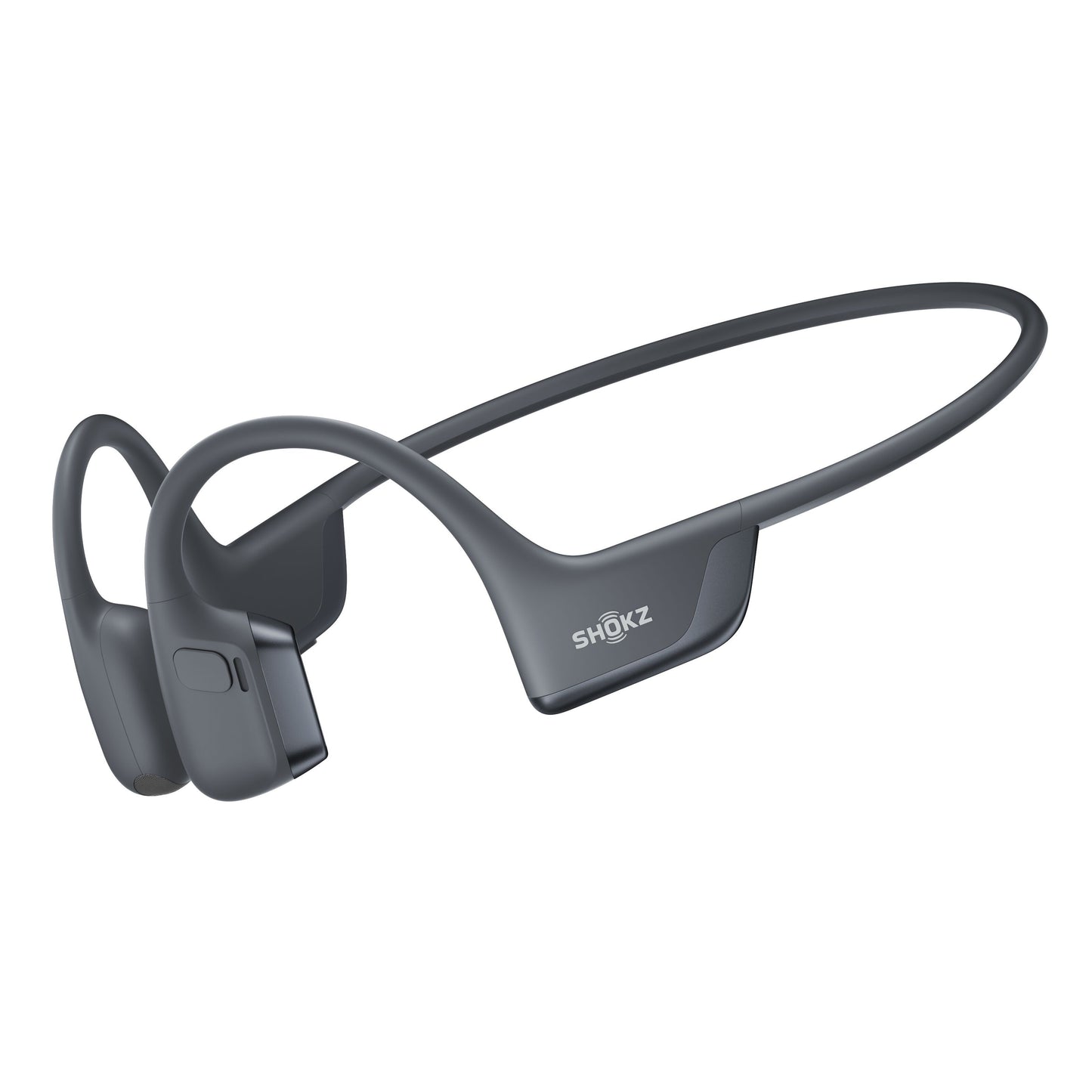 Shokz OpenRun Pro 2 trådløse hovedtelefoner, knogleledning, åbent øre-design, fleksibel nakkebøjle, sort.
