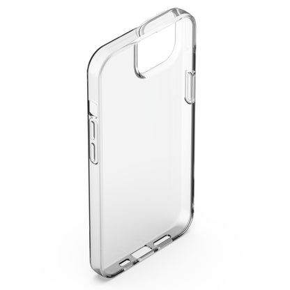 Second Skin cover til iPhone 13, 14 og 16e klar, ekstra tynd med nøjagtige udskæringer og antibakteriel overflade.