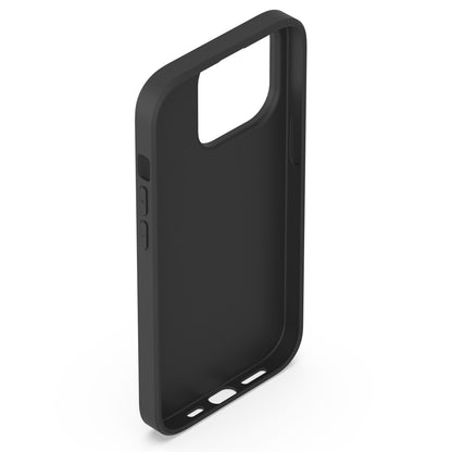 Ekstra tyndt cover til iPhone 14 Pro sort, udskæringer til kamera, knapper og opladningsport.