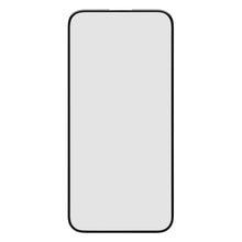 Linocell Elite Extreme Curved skærmbeskyttelse til iPhone 14 Pro Max vist på tegnet mobil med grå skærm og afrundede kanter.