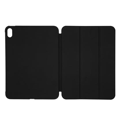 Tre-lags etui til iPad 10,9" (10. gen.) sort, solid bagside og foldbart frontcover.