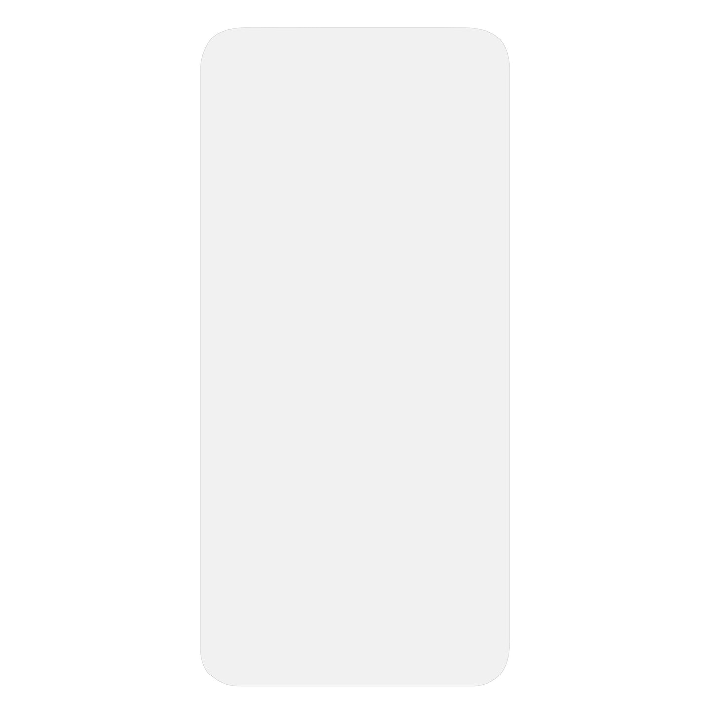 Skærmbeskyttelse til Galaxy A54 5G/S23 FE, gennemsigtigt letgråt design, afrundede hjørner.