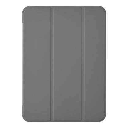 Grå Book Case cover til iPad 10.9" (10. gen) med tre lodrette riller på fronten.