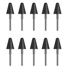 Kobo Stylus 2 Ekstra spidser 10-pakke med ti slags gummispidser og metalskaft, at rækker á fem.