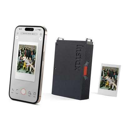 Fujifilm instax mini Link+ sorterer fotoskrivere med smartphone foto-redigeringsapp og instant print på instax mini-film.