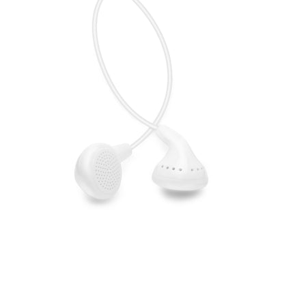 Linocell Nova hovedtelefoner 3,5 mm kabel hvid farve, on-ear design.