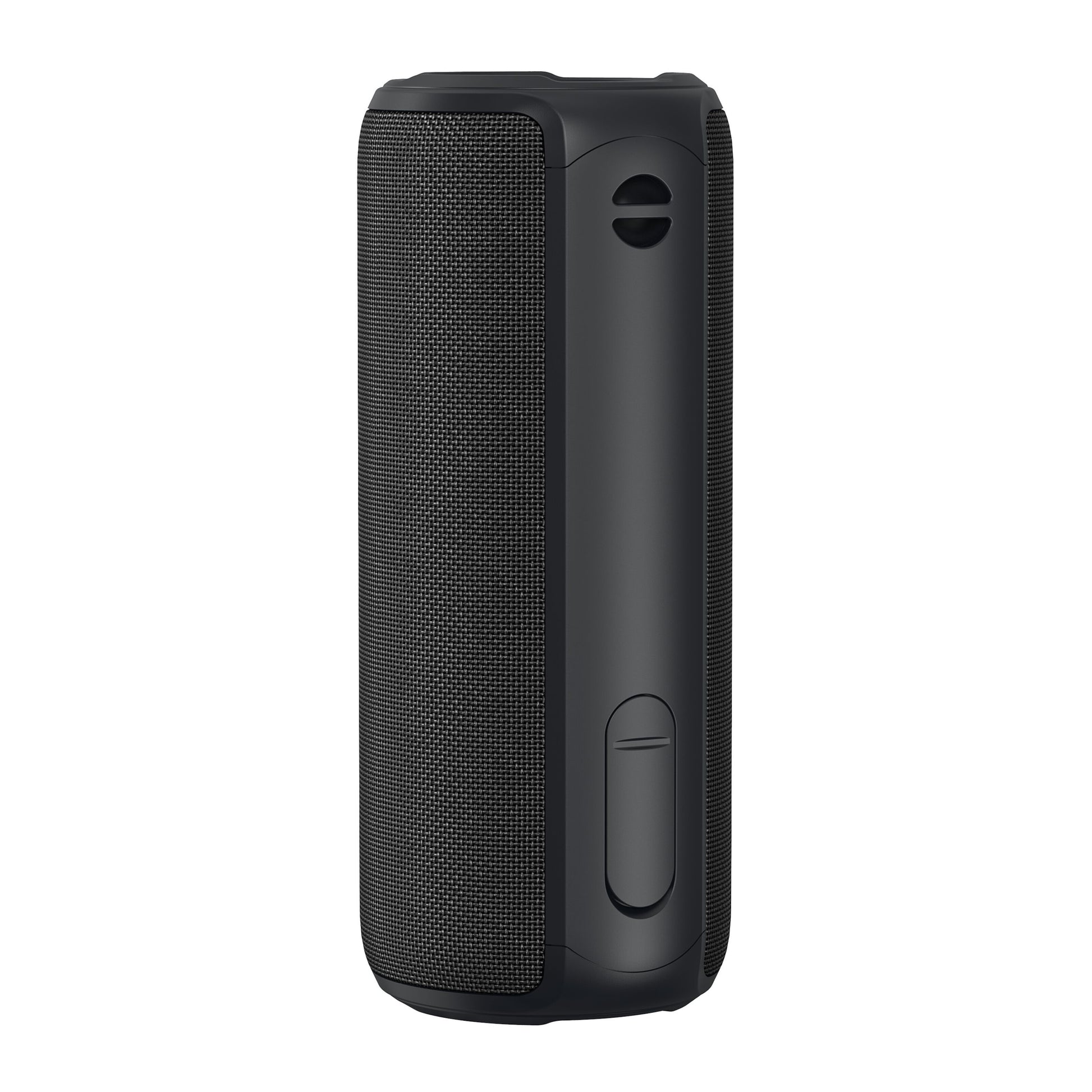 Nomadelic Loud 707 trådløs højttaler, Bluetooth 5.0, stof foran, afrundede kanter, sideknapper, IPX7-vandafvisning.