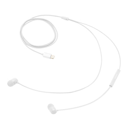 Linocell in-ear hovedtelefoner hvid, USB-C stik, inline-kontrol, Apple MFI-certificeret.
