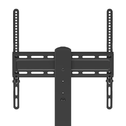 Luxorparts bordstativ sort til TV 32-55", vertikale og horisontale metalstænger, centralt ben, VESA-kompatibel.
