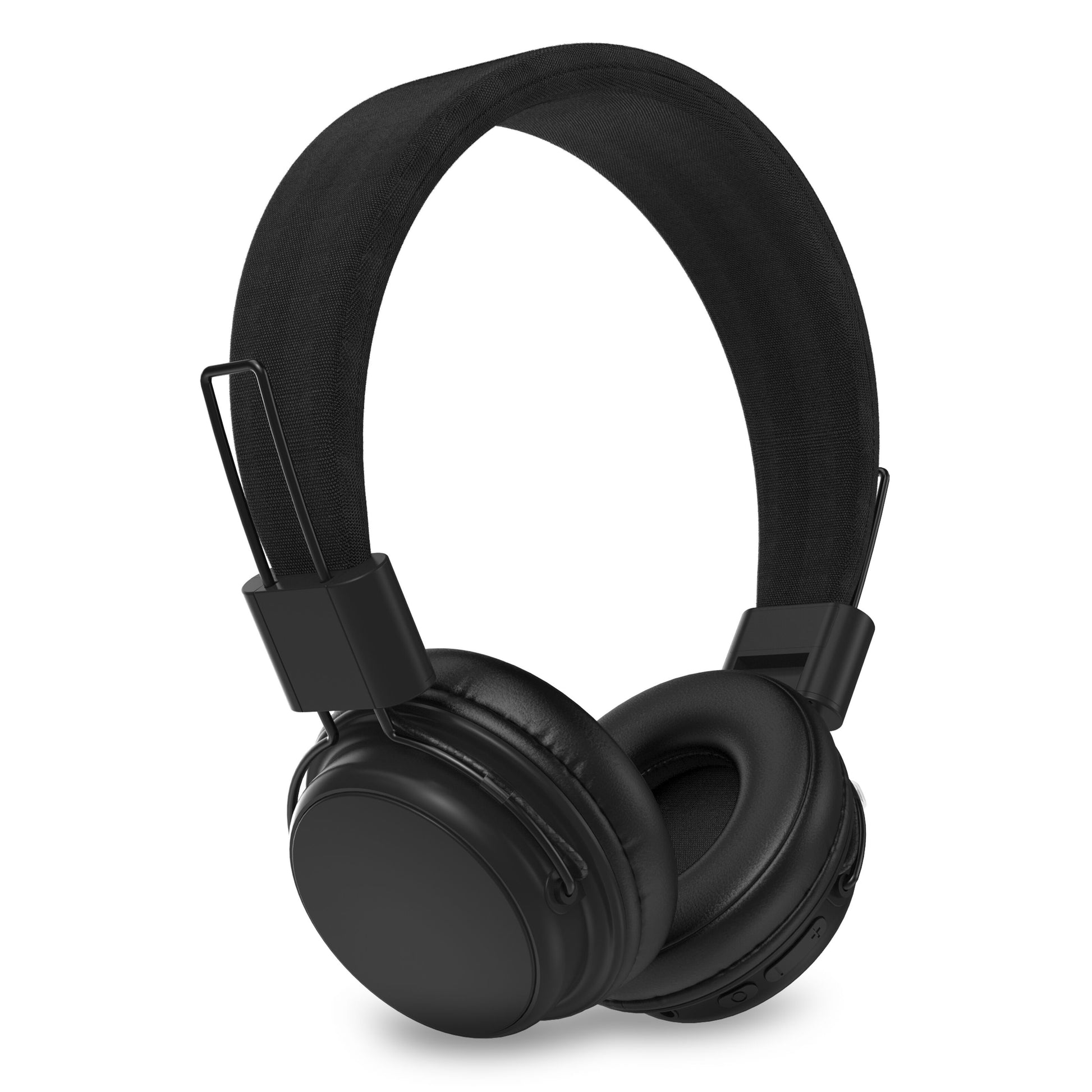 Linocell trådløse on-ear hovedtelefoner sorteret med polstrede ørepuder, justerbar bøjle og Bluetooth 5.3.
