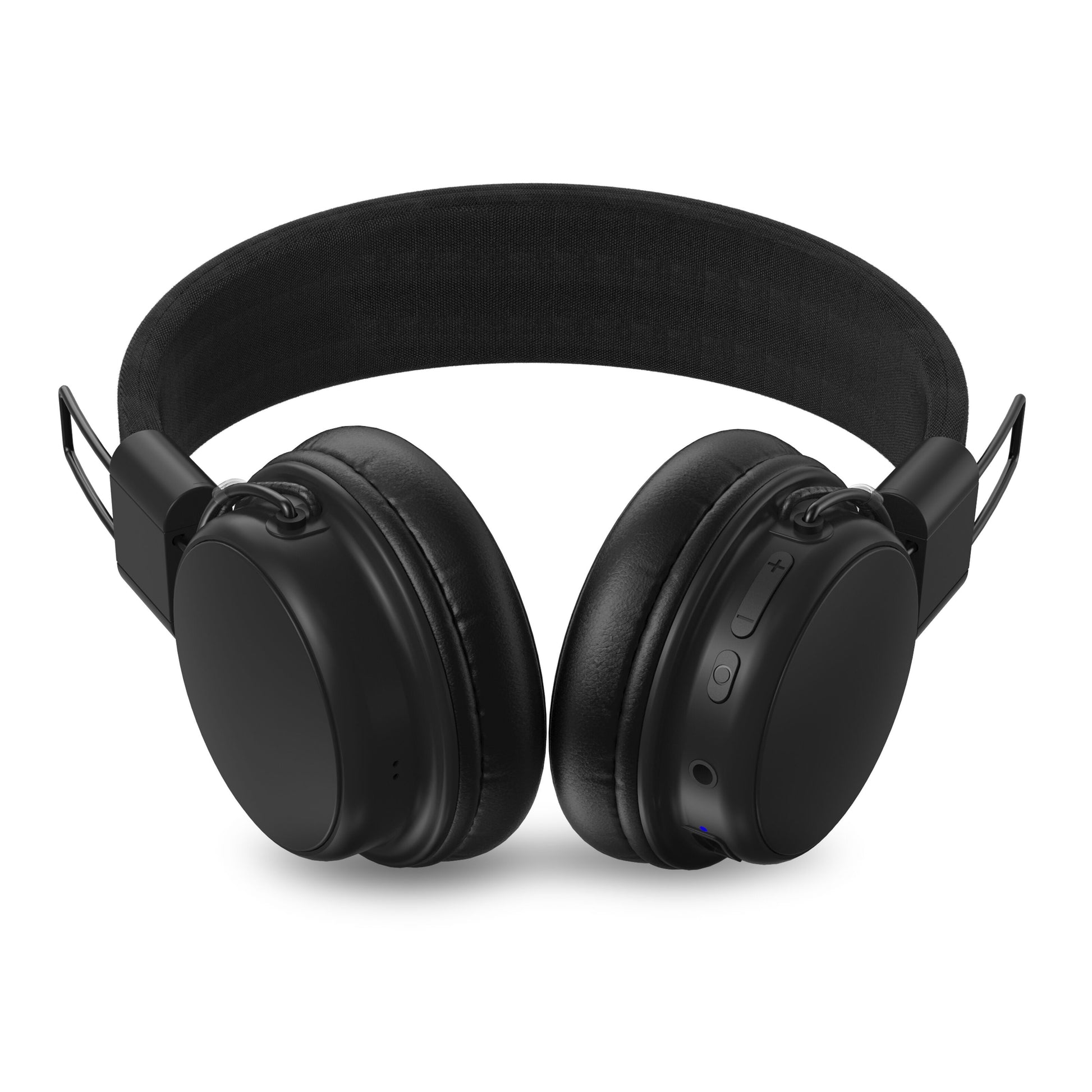 Linocell trådløse on-ear hovedtelefoner sort, polstrede ørepuder, hovedbøjle, kontrolknapper højre ørekop, Bluetooth 5.3.