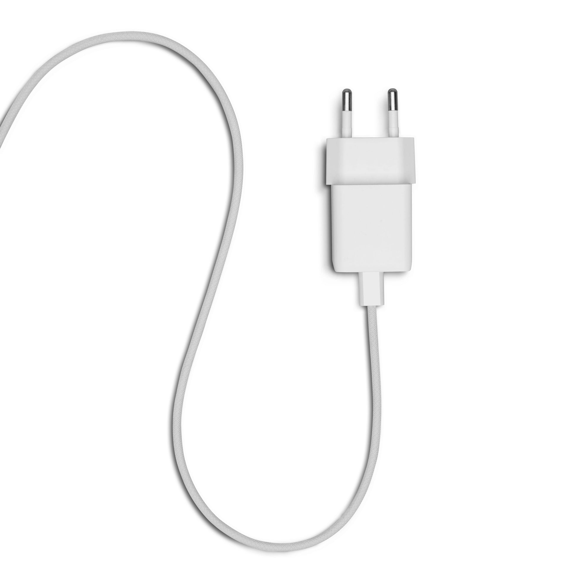 Linocell flettet USB-C til Lightning-kabel 0,5 m lyserød MFi-certificeret med synligt flettet design.