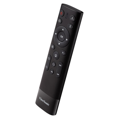 ViewSonic fjernbetjening sorterer med knapper til strøm, lyd, navigation og funktion til Bærbar projektor M1XG Harman Kardon.