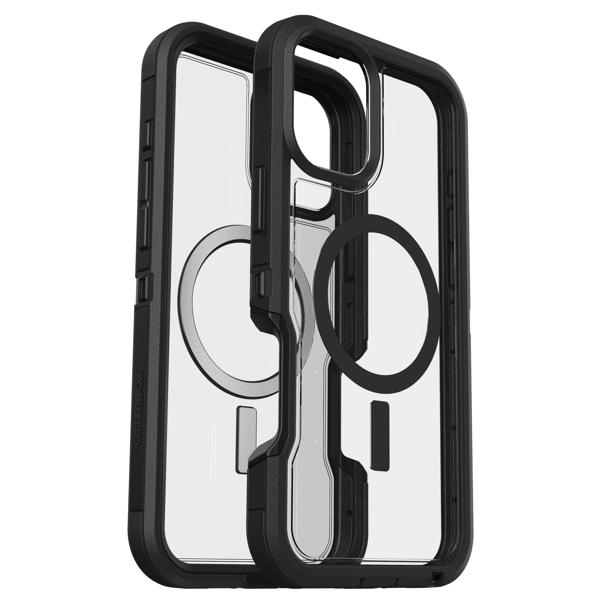 Otterbox Defender XT Dark Side cover til iPhone 16 Plus med MagSafe, forstærkede hjørner og præcise udskæringer.
