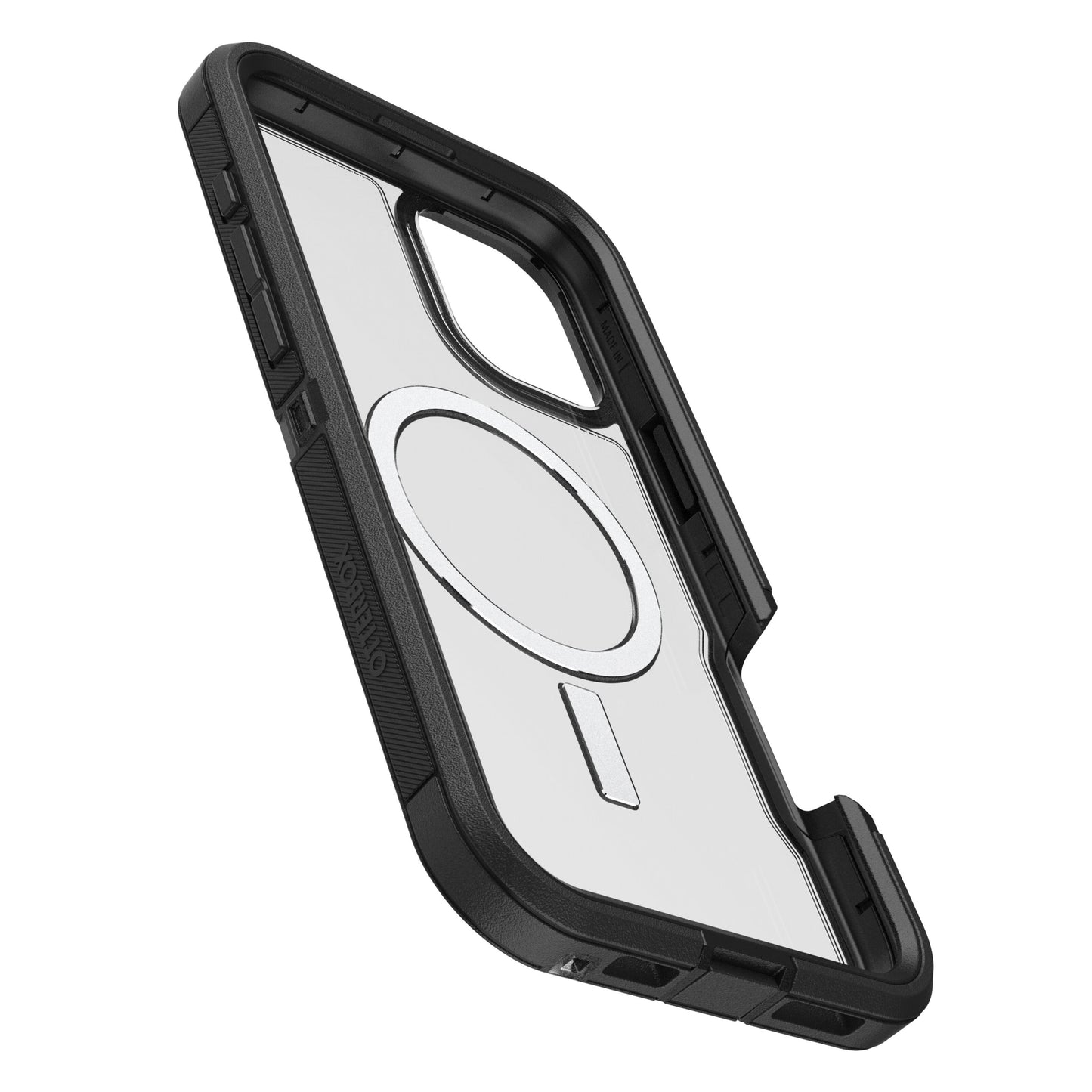 Otterbox Defender XT Dark Side cover til iPhone 16 Plus sort og gennemsigtigt med forstærkede kanter MagSafe kompatibel.