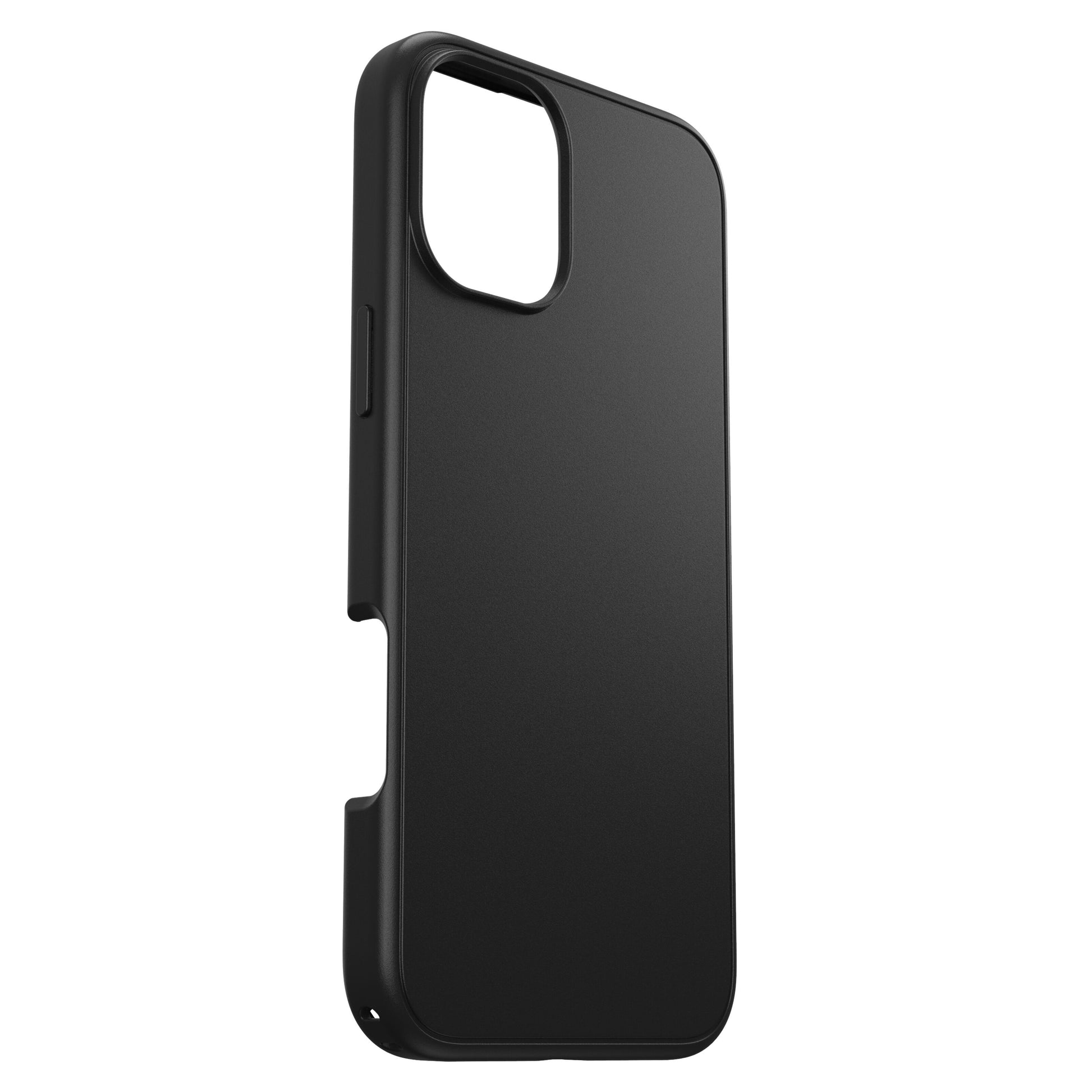 Otterbox Symmetry MagSafe cover til iPhone 16 Plus sort med præcise udskæringer og DROP+ certificering.
