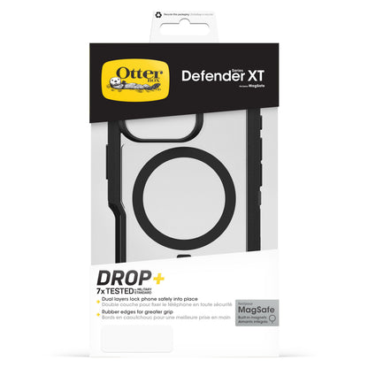Otterbox Defender XT Dark Side cover til iPhone 16 Pro i emballage med MagSafe-kompatibilitet og forbedret greb.