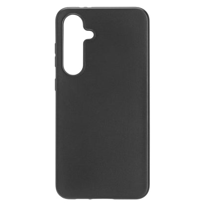 Linocell Second Skin mobilcover til Galaxy S24 FE sort med mat finish og præcise udskæringer til kamera og knapper.
