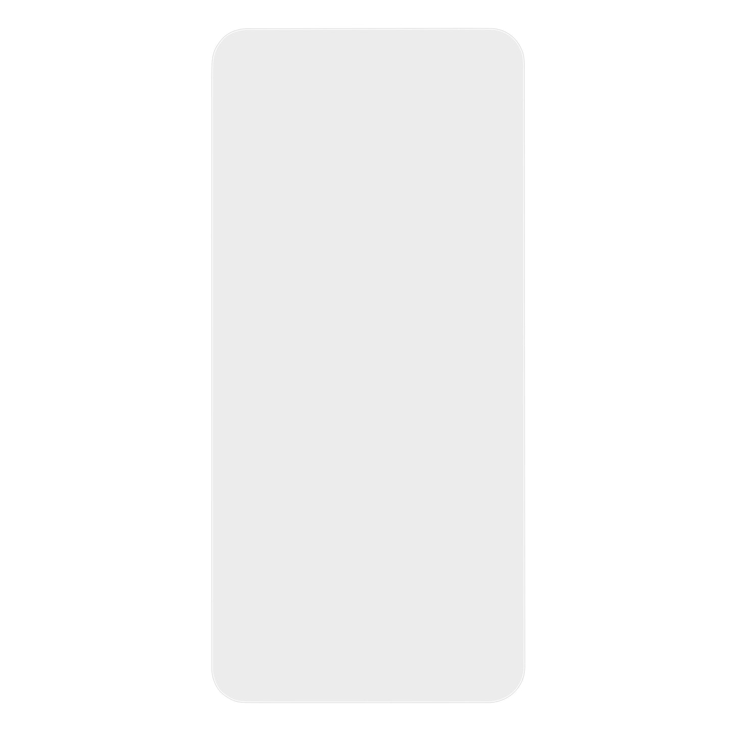 Hærdet glas skærmbeskyttelse til Samsung Galaxy S24 FE, A36, A56 rektangulær med afrundede hjørner.