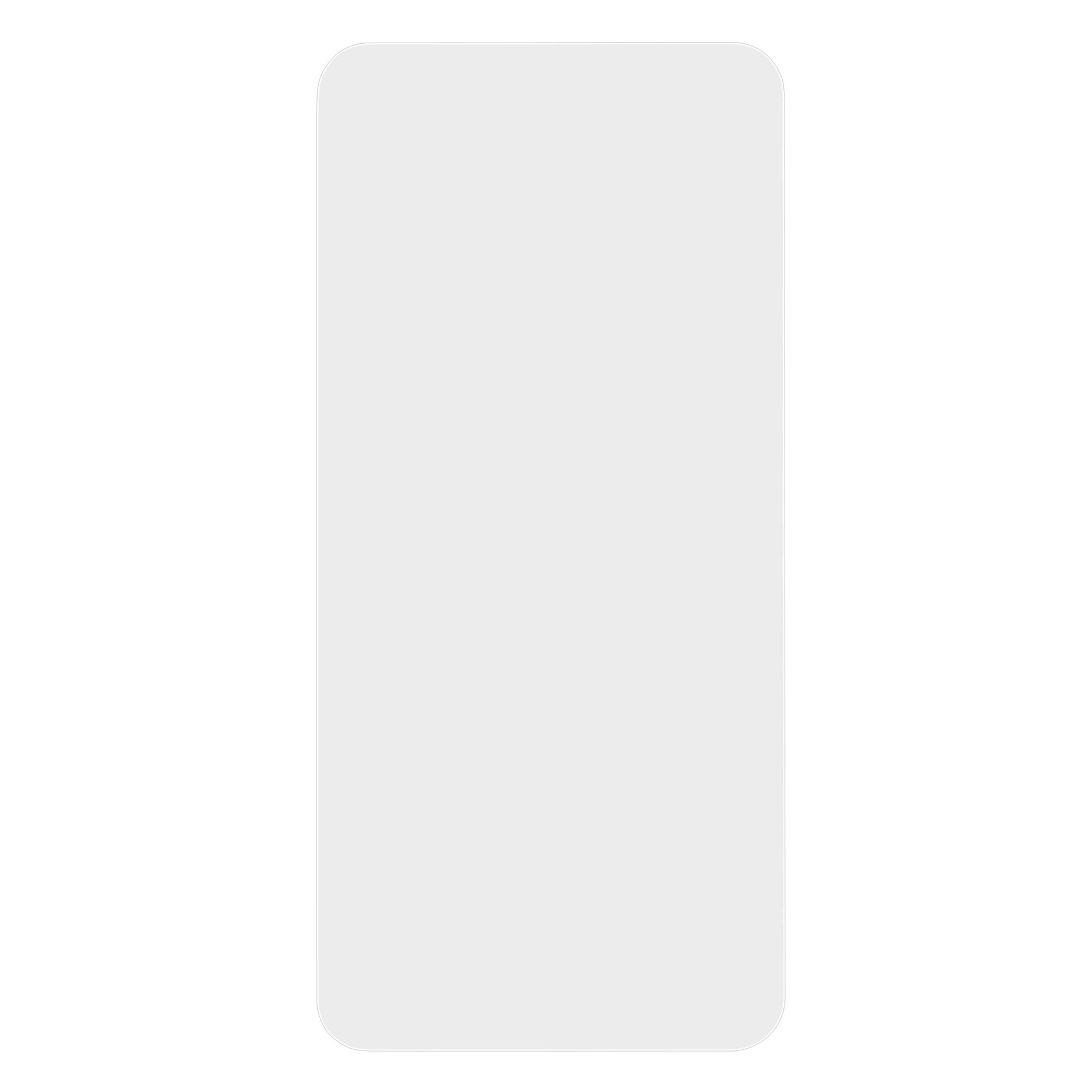 Hærdet glas skærmbeskyttelse til Samsung Galaxy S24 FE, A36, A56 rektangulær med afrundede hjørner.