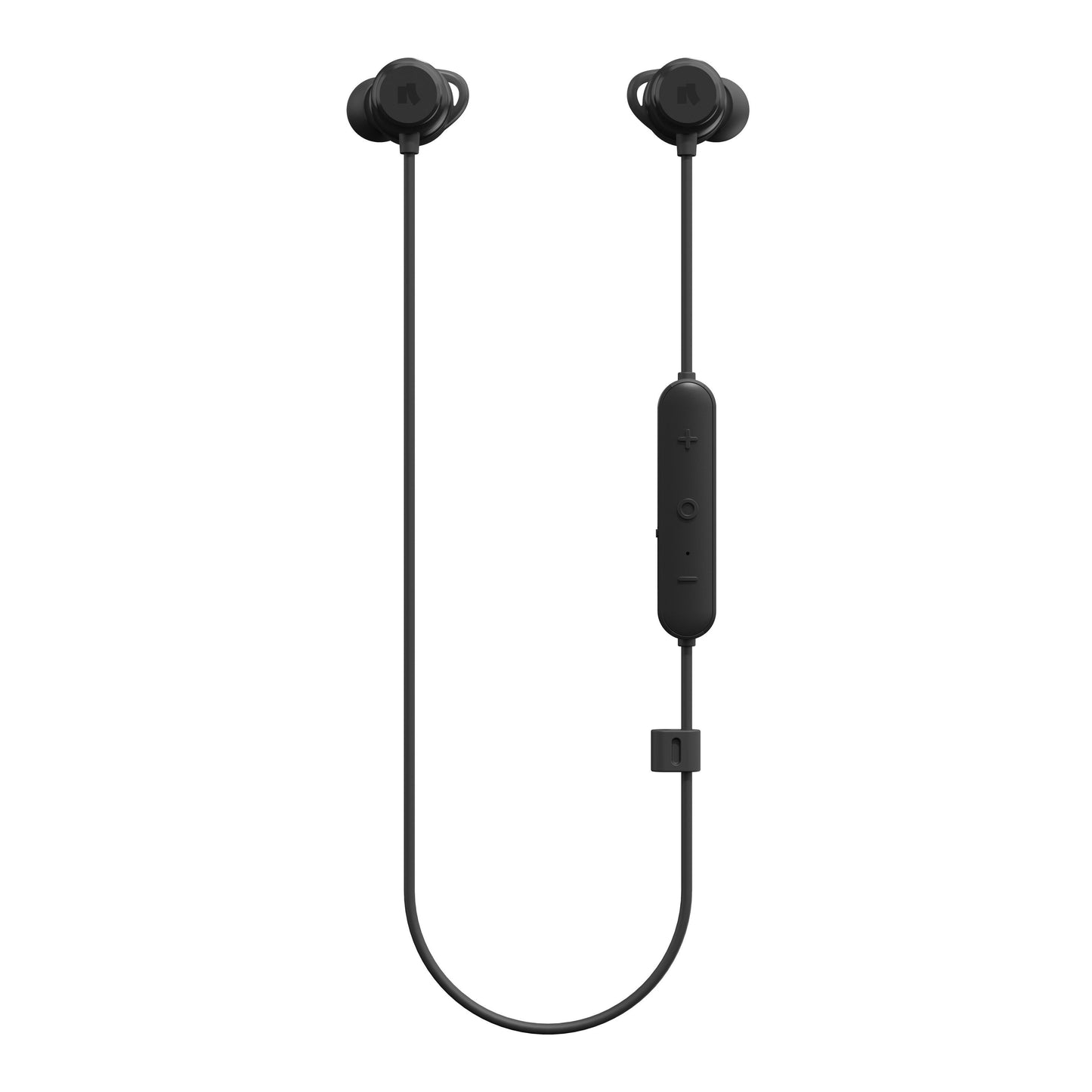 Nomadelic Solo 204 trådløse in-ear hovedtelefoner sort, ledning, inline kontrol, magnetiske ørepropper, Bluetooth 5.4.