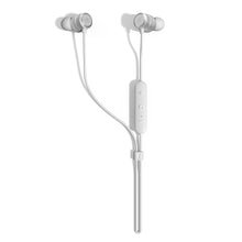 Nomadelic Solo 204 trådløse in-ear hovedtelefoner, hvid, med kabel mellem ørepropper, fjernbetjening samt Bluetooth 5.4.