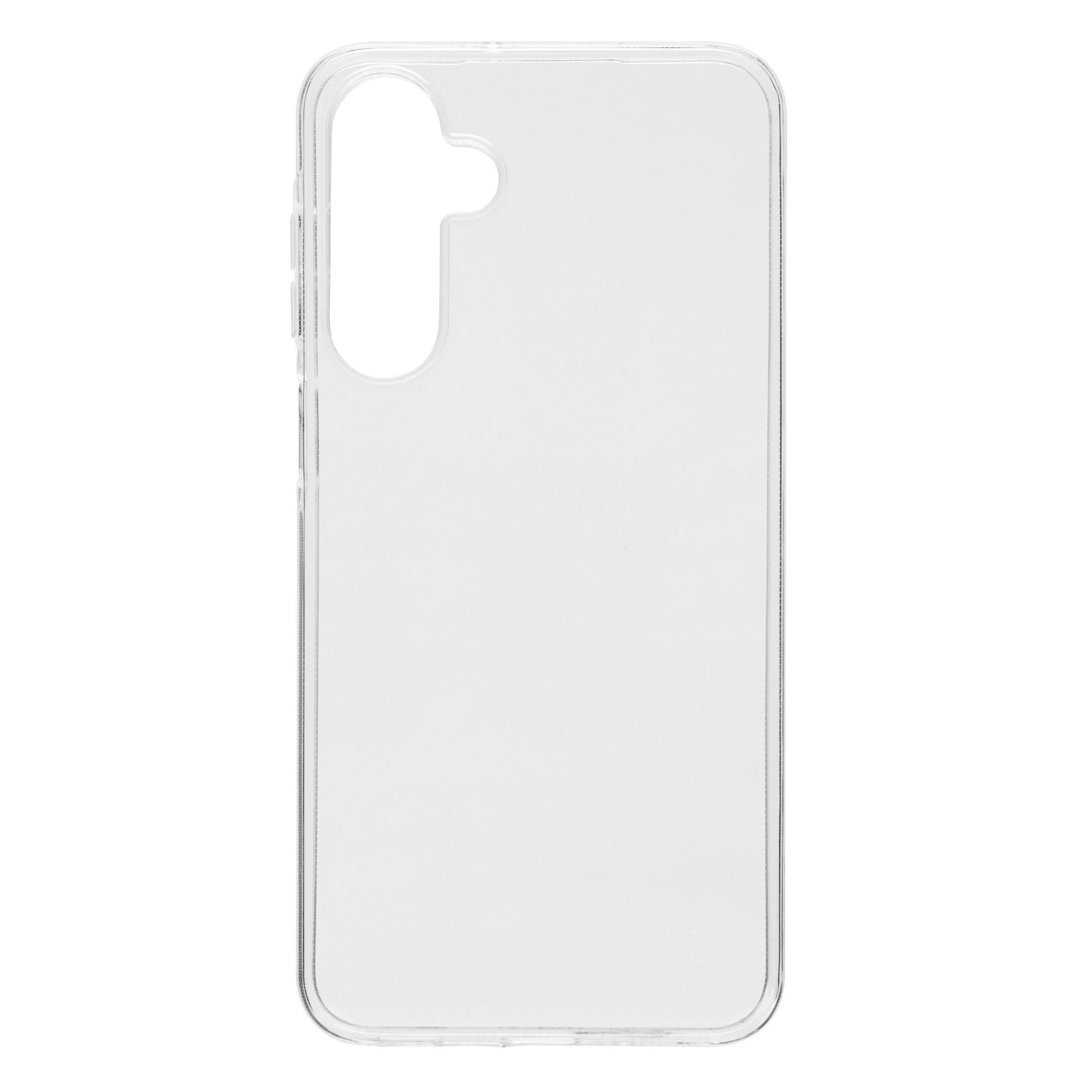 Linocell Second Skin mobilcover til Galaxy A16 transparent fleksibelt ultratyndt med antibakteriel overflade og udskæringer.