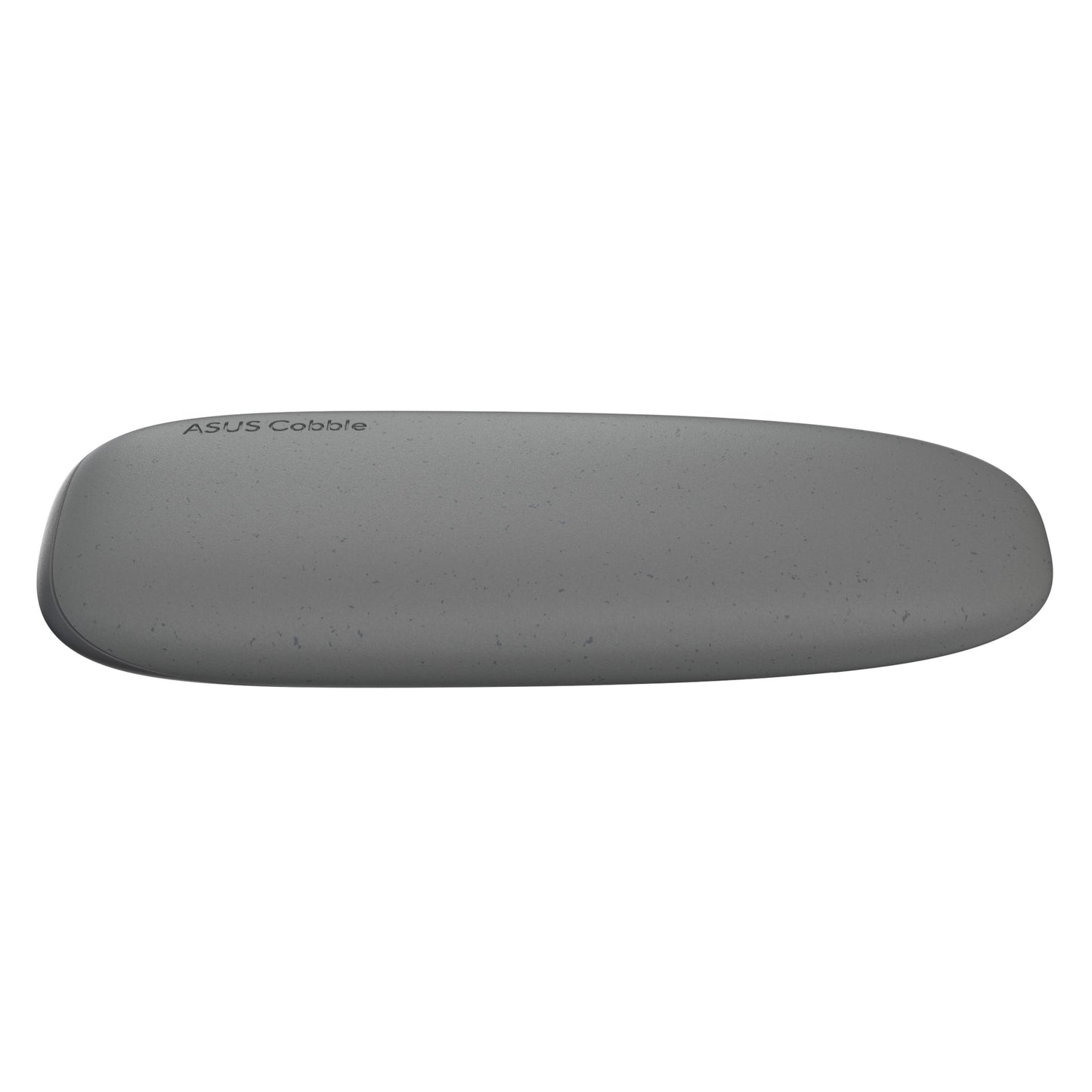 Asus Cobble SSD-kabinet M.2 grå, oval form, glat og spættet overflade, USB 3.2 Gen 2-port.