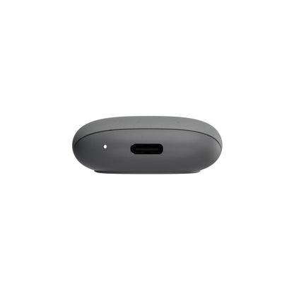 Asus Cobble SSD-kabinet M.2 grå, oval form, USB-C port og LED, understøtter USB 3.2 Gen 2 til ekstern lagring.