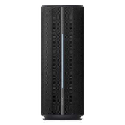 Xiaomi Trådløs højttaler 40W sort, cylinderformet med midterste blå lodret LED-stribe.
