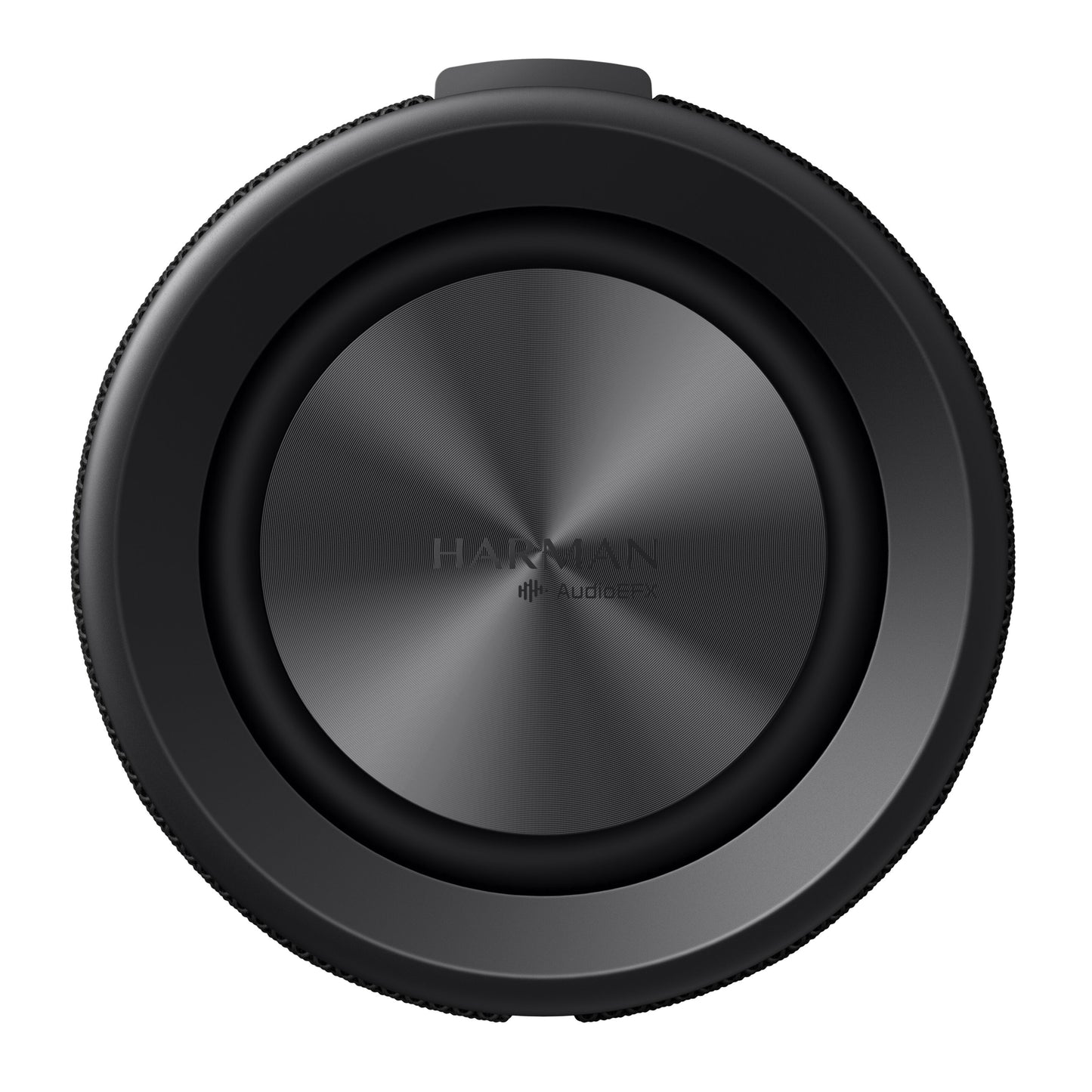 Xiaomi trådløs højttaler 40W sort, tekstureret metalgitter, Harman Kardon AudioEFX-logo på fronten, IP67 vandafvisende.