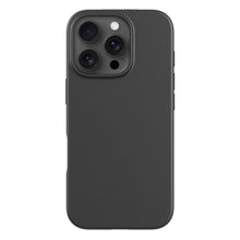 Agood company plantebaseret mobilcover iPhone 16 Pro sort med tre kameralinser og flashudskæring.
