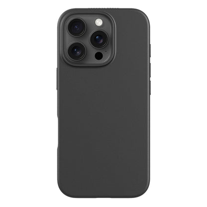Agood company plantebaseret mobilcover iPhone 16 Pro sort med tre kameralinser og flashudskæring.