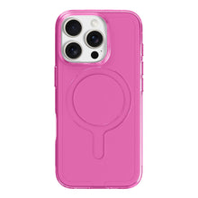 Agood company mobilcover iPhone 16 Pro lyserød med MagSafe-markering, passer til triple-kamera og flash.