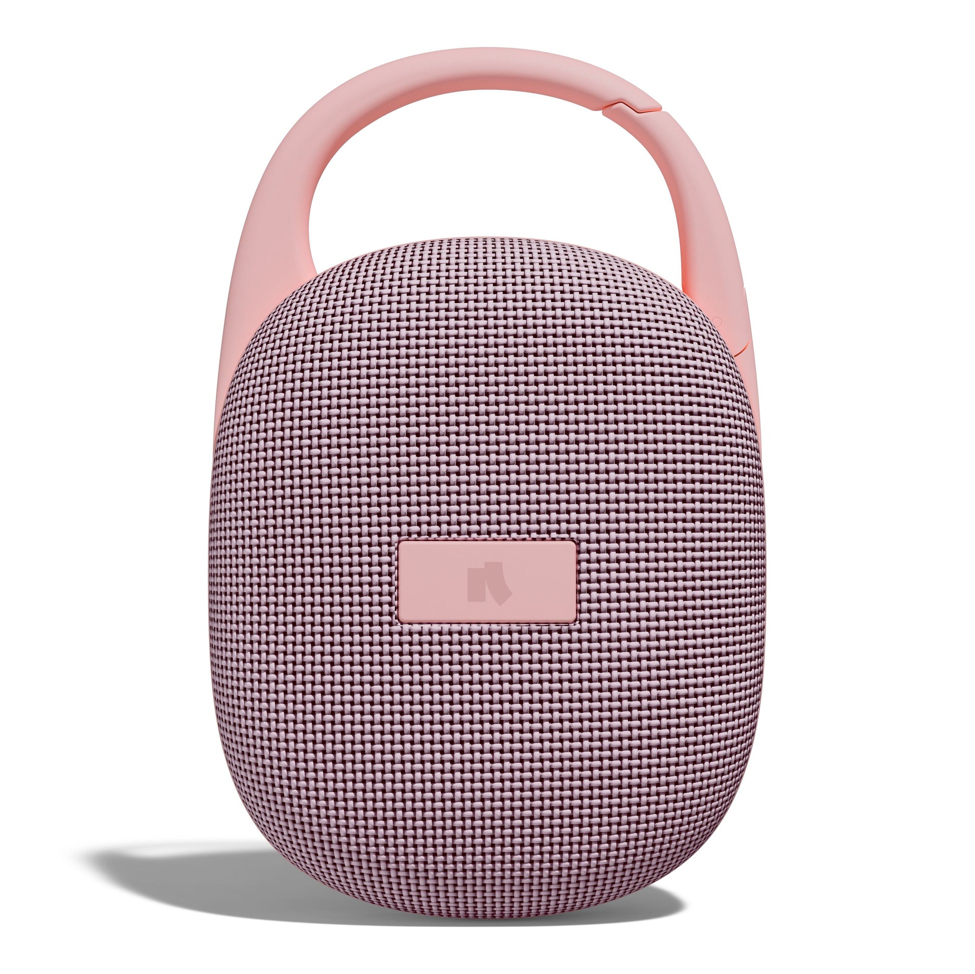 Nomadelic Loud 300 trådløs højttaler rosa IPX7 vandtæt, stof foran, afrundede kanter, bærehåndtag, op til 16 t batteritid.