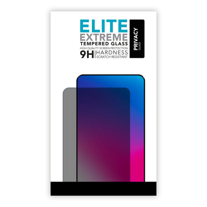 Elite Extreme Privacy skærmbeskyttelse iPhone 13 Pro Max/14 Plus, to stk klar og mørk, 9H hårdhed, ridsefast.