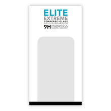 Elite Extreme skærmbeskyttelse til Samsung Galaxy S21 FE 5G, 9H hærdet glas, ridsefast, central mockup på æsken.
