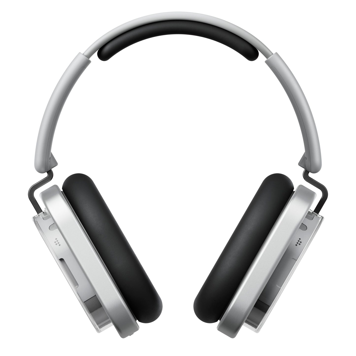 Nothing Headphones (1) trådløse over-ear, hvid med sorte ørepuder og blød hovedbøjle, aktiv støjreduktion.