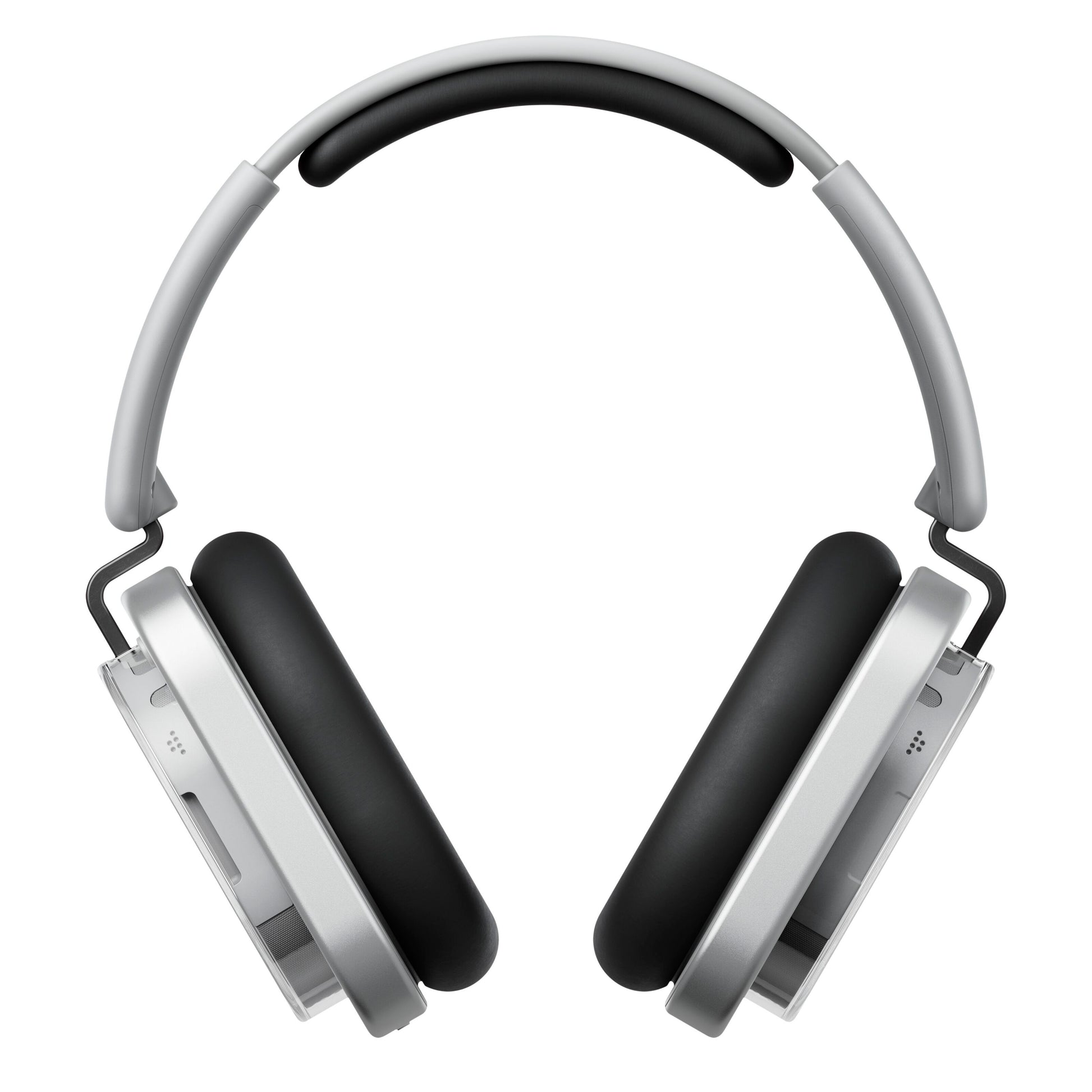 Nothing Headphones (1) trådløse over-ear, hvid med sorte ørepuder og blød hovedbøjle, aktiv støjreduktion.