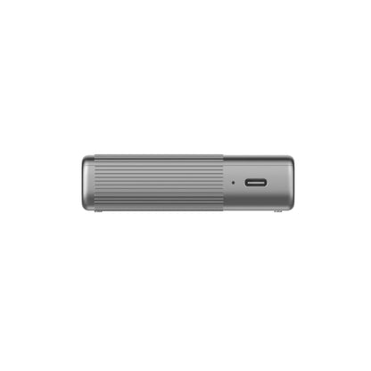 Xiaomi Bærbar fotoprinter 1S sølv, rektangulær med rillet overflade og USB-C port, ZINK Zero Ink teknologi.