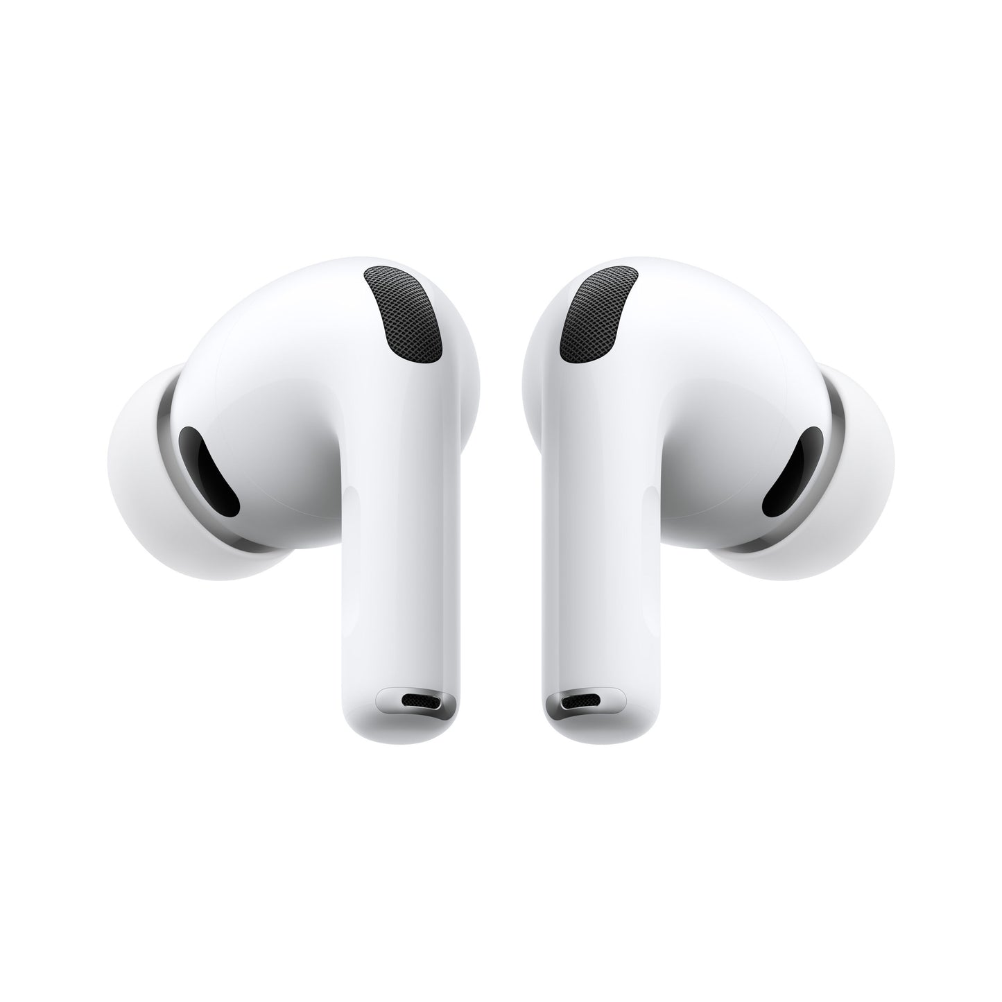 Apple AirPods Pro 3 trådløse høretelefoner, hvid, silikone ørepropper, aktiv støjreduktion.