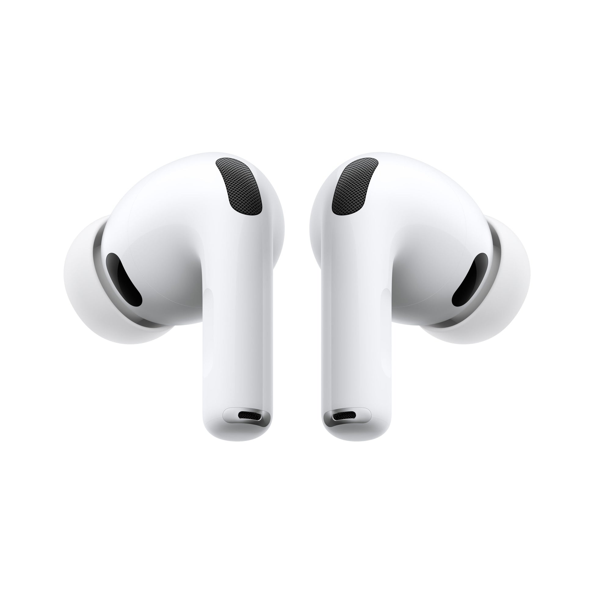 Apple AirPods Pro 3 trådløse høretelefoner, hvid, silikone ørepropper, aktiv støjreduktion.