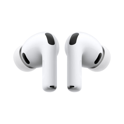 Apple AirPods Pro 3 trådløse høretelefoner, hvid, silikone ørepropper, aktiv støjreduktion.