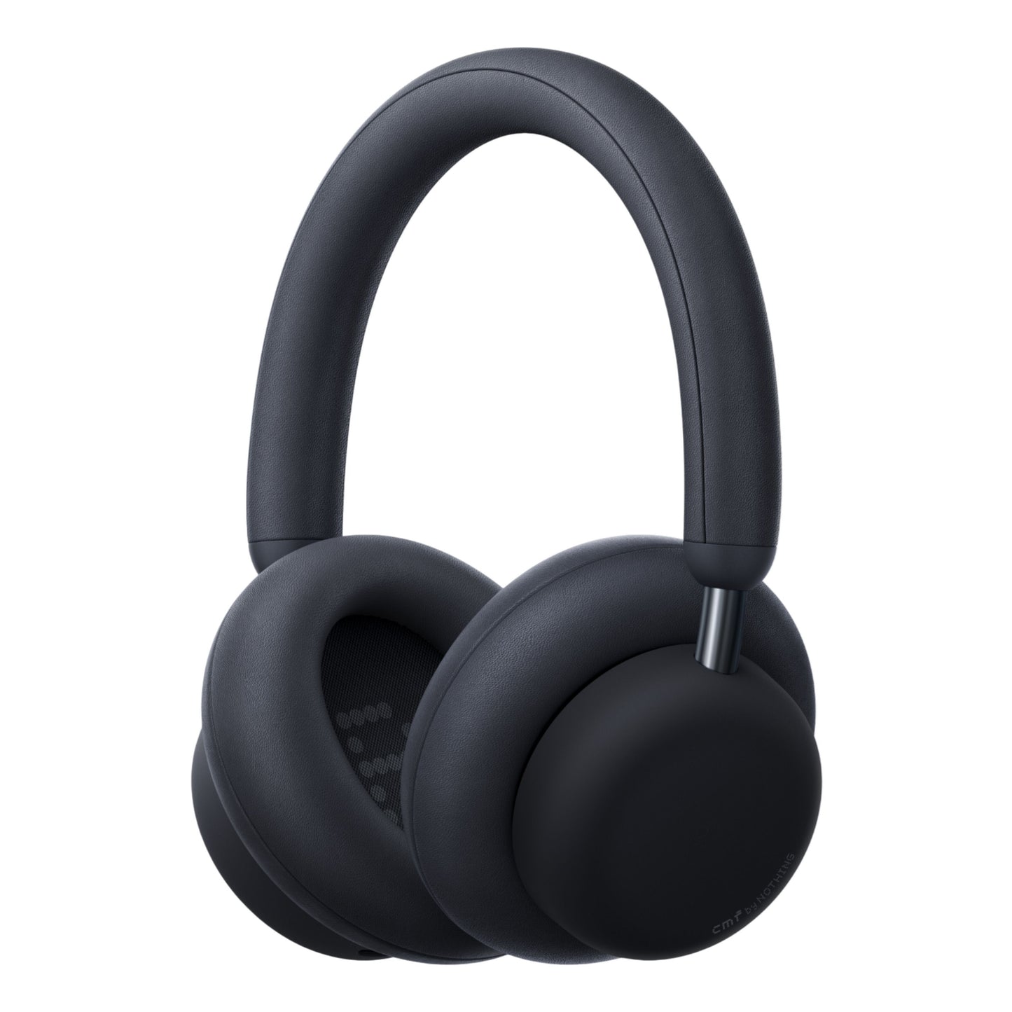 Nothing CMF Headphone Pro Hybrid ANC-hovedtelefoner mørkegrå med aktiv støjreduktion, bløde ørepuder, polstret bøjle.